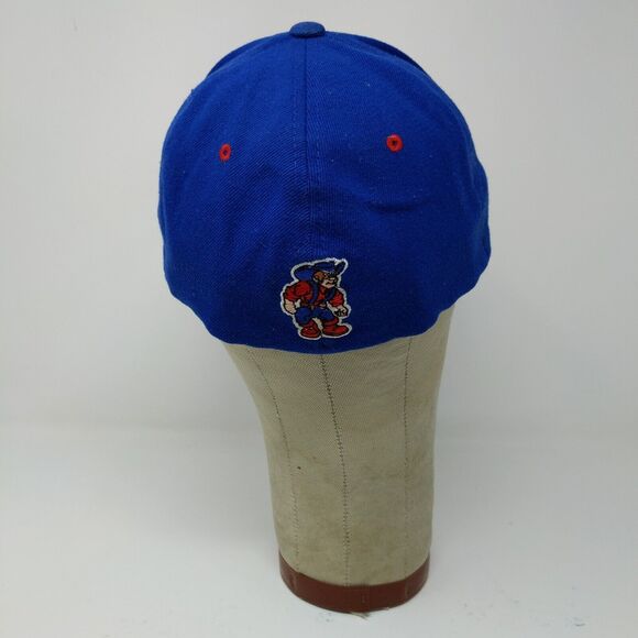 Prep Gear Fitted Hat Red White Blue Size S/M Embroidered P Logo - Picture 8 of 12